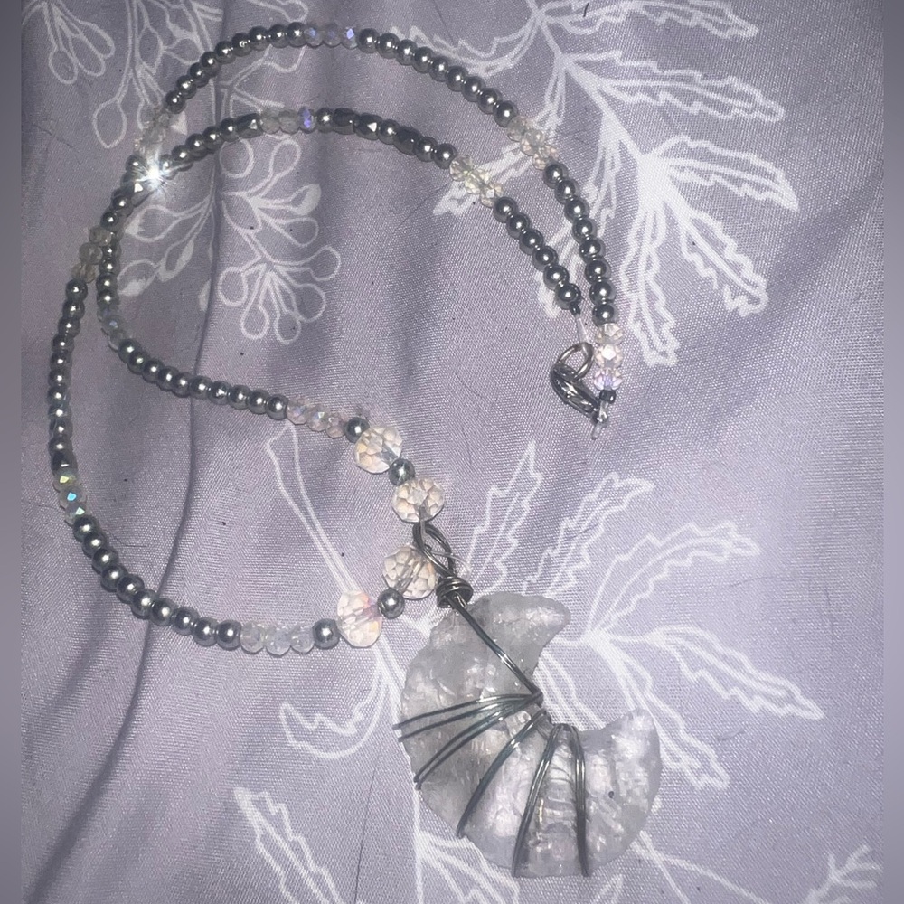 Crystal Moon Pendant